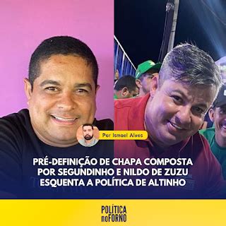 Pré definição de chapa composta por Segundinho e Nildo de Zuzu esquenta