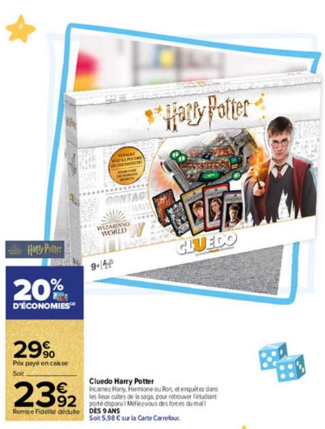 Promo Cluedo Harry Potter Chez Carrefour Icatalogue Fr