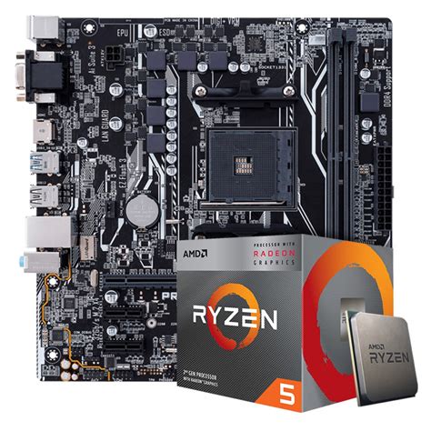 Kit Upgrade ASUS A320M e Ryzen 5 3400G Desempenho e Potência