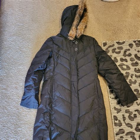 Long Black Puffer Coat - Gem