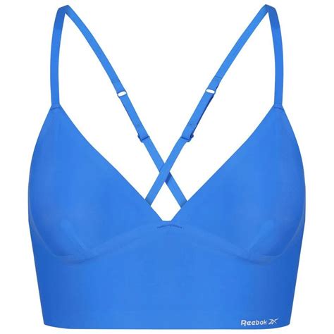 Reebok Womens Bonded Sports Bra Electric Cobalt