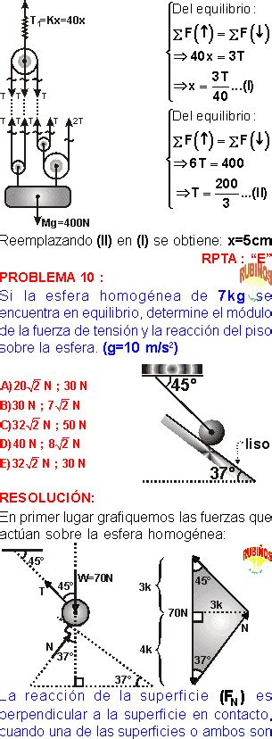 ESTÁTICA EJERCICIOS RESUELTOS CON EXPLICACIONES PASO PASO PDF