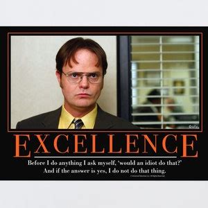 The Office Motivational Poster Excellence Posters Motivational Posters