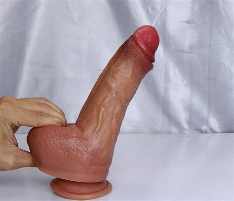 Super Realistic Ejaculating Dildo Squirting Dildo Spray Etsy