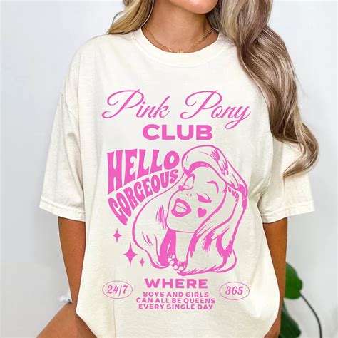 Chappell Roan Shirt Pink Pony Club Tshirt Pink Pony Club Tshirt