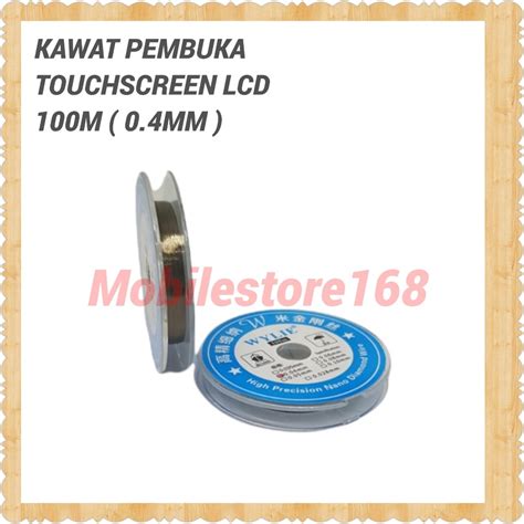 Jual KAWAT PEMBUKA TOUCHSCREEN 100M 0 04MM KAWAT PEMISAH