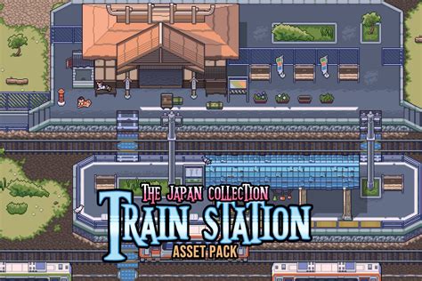 The Japan Collection: Train Station Game Assets | 2D Environments ...