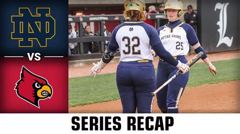 Notre Dame Vs Louisville Series Recap 2023 Acc Softball Youtube