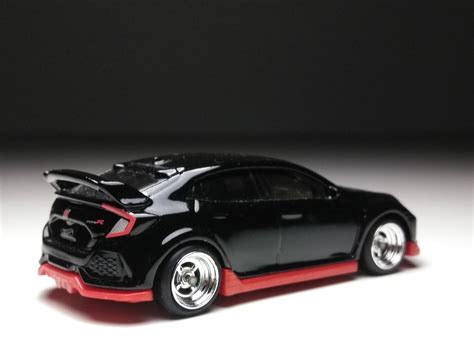 Honda Civic Type R Hot Wheels Custom Real Rubber Tires Etsy