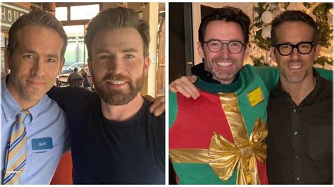 Ryan Reynolds Thanks Friends Hugh Jackman And Chris Evans For Cameos In