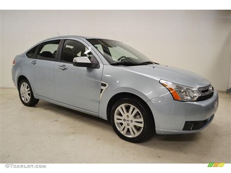 Light Ice Blue Metallic Ford Focus Sel Sedan Exterior Photo