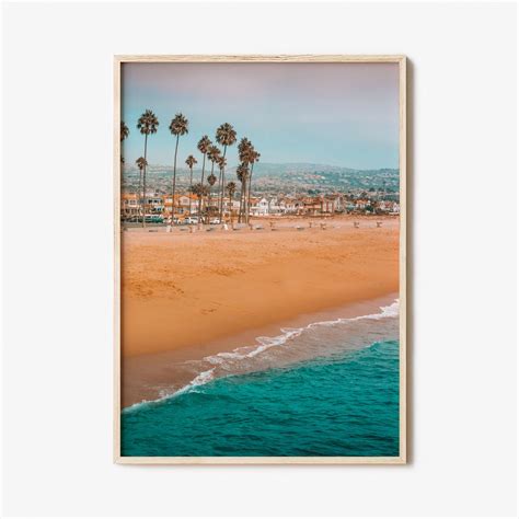 Newport Beach Colorful Poster Print No 1 Newport Beach Photo Art