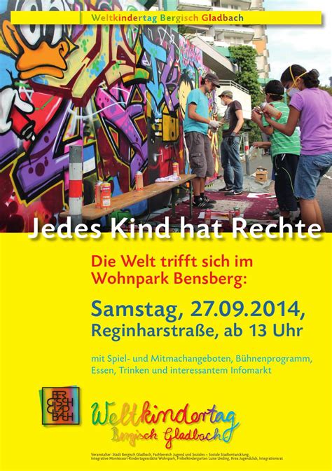 Weltkindertag Jedes Kind Hat Rechte