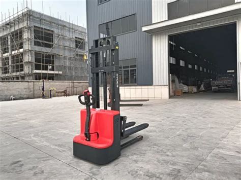 Ton Kg Lifting M Semi Electric Stacker Pallet Stacker Walking