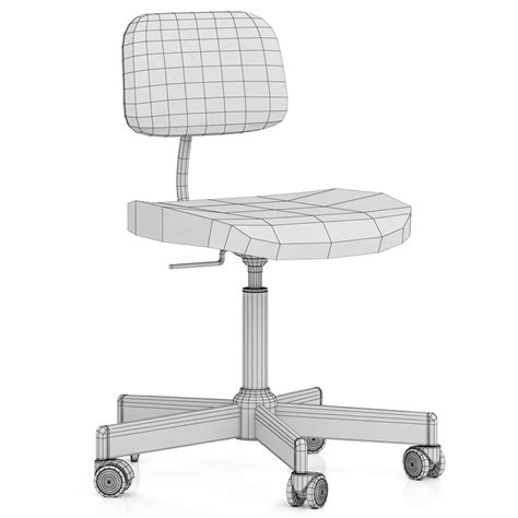 Ikea BLECKBERGET Swivel chair Modelo 3D - Descargar Sillón on 3DModels.org