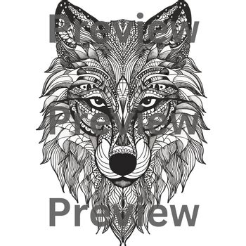 Wolf Mandala Coloring Pages Vol 1 By Flex Creative TPT