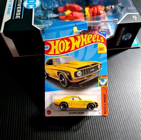 Hot Wheels Track Stars 69 Copo Camaro Hotwheels Muscle Mania 2022 Hobbies Toys Toys Games
