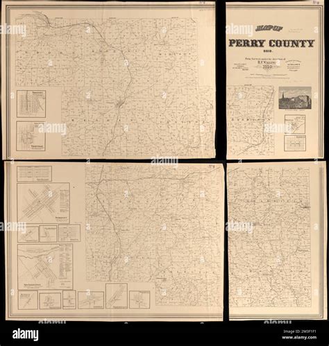 Map of Perry County, Ohio , Landowners, Ohio, Perry County, Maps, Real property, Ohio, Perry ...