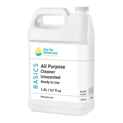 Basics All Purpose Cleaner Unscented Rtu Live For Tomorrow