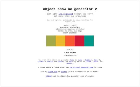 object show oc generator 2