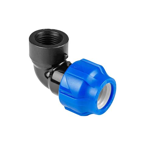 Отвод ПНД компрессионный с внутренней резьбой 25 х 1/2", НФ-00006241 ...