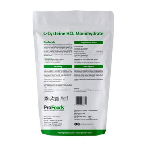 L Cysteine HCL Monohydrate Powder At Best Price In India Healthkart