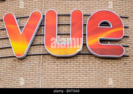 VUE cinema sign logo Stock Photo - Alamy