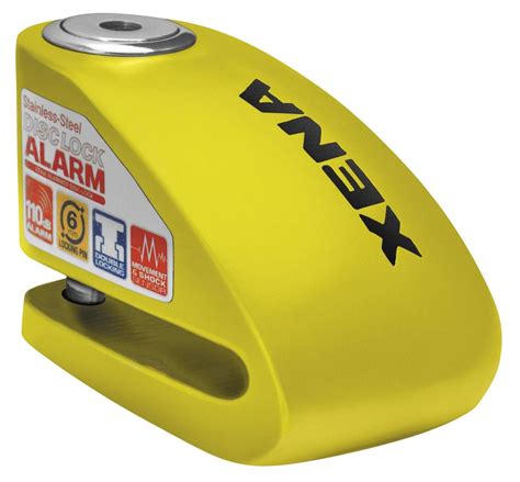 Xena XX-6 Disc Lock with Alarm - Cycle Gear