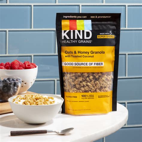 Kind Healthy Grains Granola Oats Honey With Toasted Coconut Oz