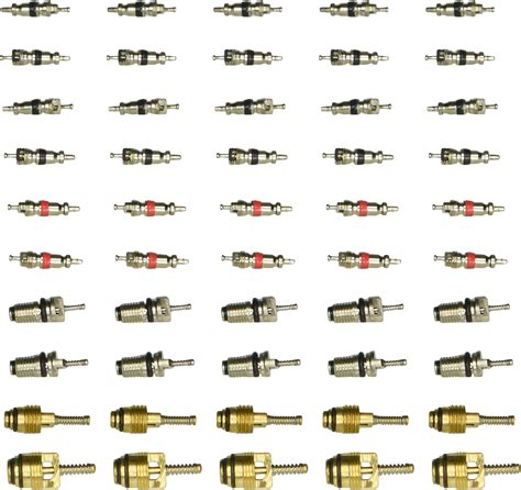 Amazon Kesoto 134pcs Assorted A C Schrader Valves R134a Kit 11