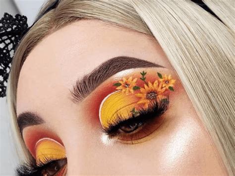 Sunflower Fall Eyes Fall Makeup Looks Makeup Eye Makeup Designs