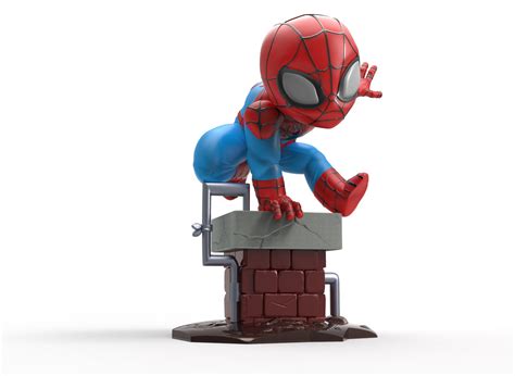 chibi spider man ressort  yabousa   stl model