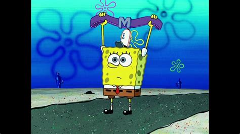 Spongebob Holding Mermaid Man S Belt For Hours Youtube