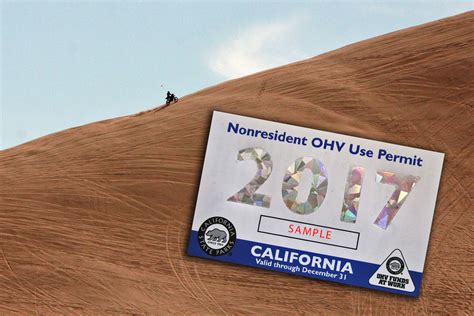 California Ohv Sticker Non Resident Wilow Kaitlynn