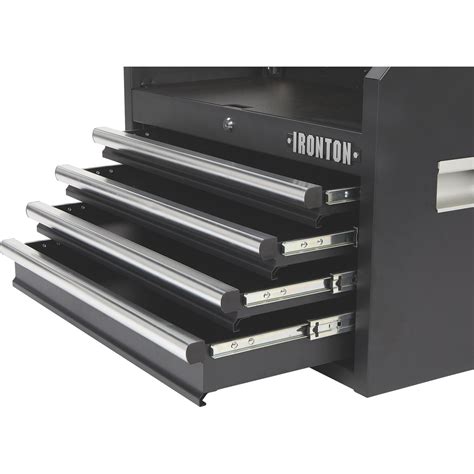 Ironton 26in 4 Drawer Top Tool Chest Matte Black 26in W X 12in D X