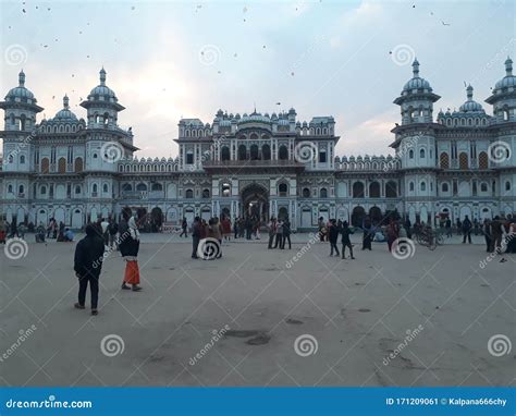 Janaki Mandir Temple In Janakpur In Nepal Royalty-Free Stock Photography | CartoonDealer.com ...