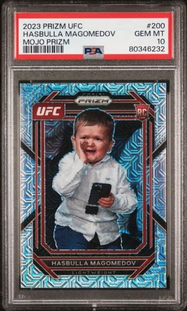 Panini Prizm Ufc Hasbulla Magomedov Mojo Prizm Gem Mt