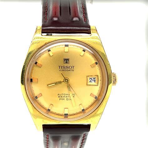 Gold Filled Tissot Visodate Automatic Seastar PR516 Swiss Movement