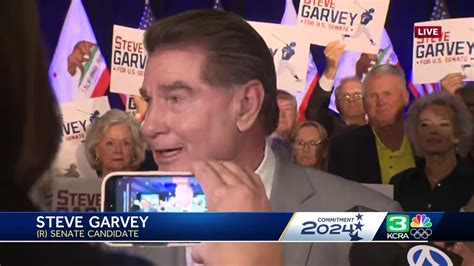 California Gop Senate Candidate Steve Garvey Speaks After Polls Close