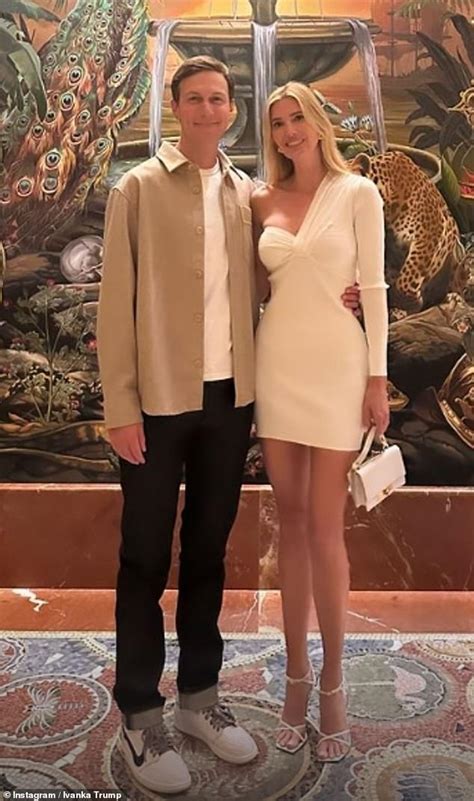 Ivanka Trump Shows Off Her Slender Legs In A Revealing White Mini Dress