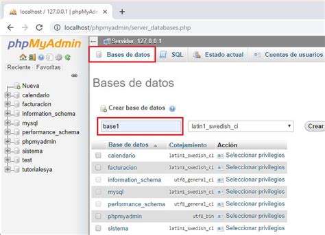 Crud Creaci N De La Base De Datos Y Tabla