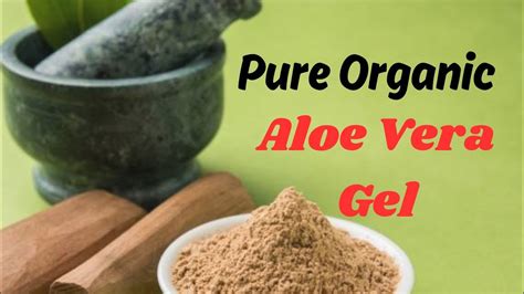 How To Make Organic Aloe Vera Gel At Home Without Any Preservatives Diy Youtube