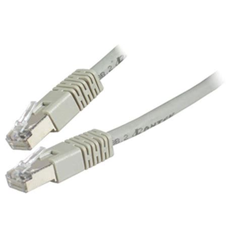 Câble RJ45 catégorie 6a F UTP 5 m Gris Câble RJ45 Garantie 3 ans LDLC