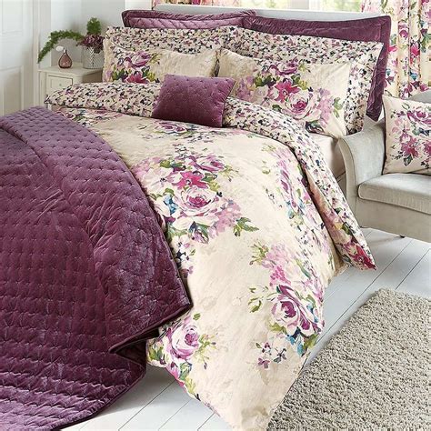 Misty Moors Plum Duvet Cover Set Dunelm Plum Bedding Duvet Bedding