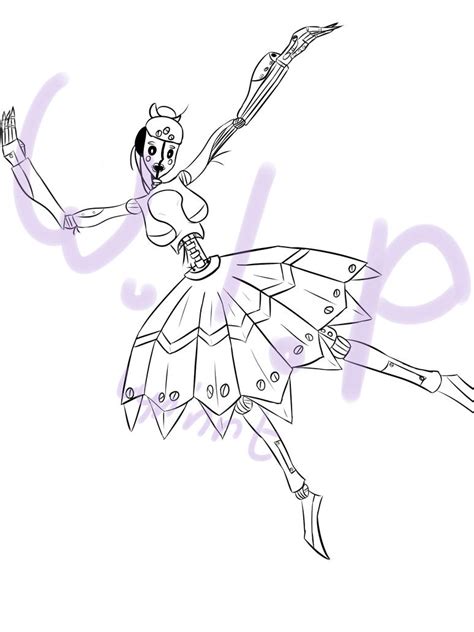 How To Draw Ballora Ballora Sketch By Sunnysunrise On Deviantart