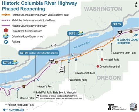 Map Of Columbia River Gorge Maping Resources