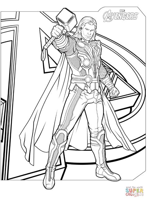 Free Printable Coloring Pages Avengers Coloring Home