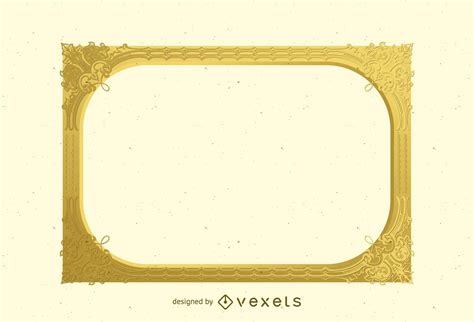 Gold Frame Vector Vector Download