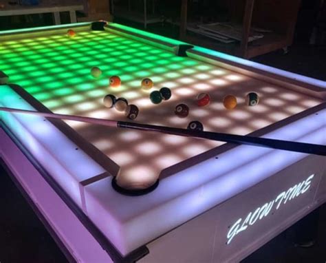 LED Pool Table