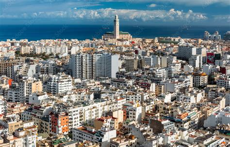 Skyline Of Casablanca Morocco Foto De Stock Adobe Stock